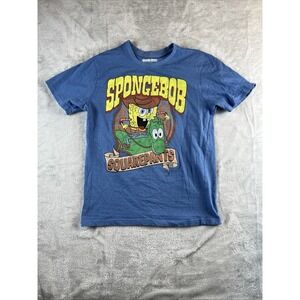 Spongebob SquarePants Nickelodeon Cowboy T-Shirt Men's Large Graphic Tee